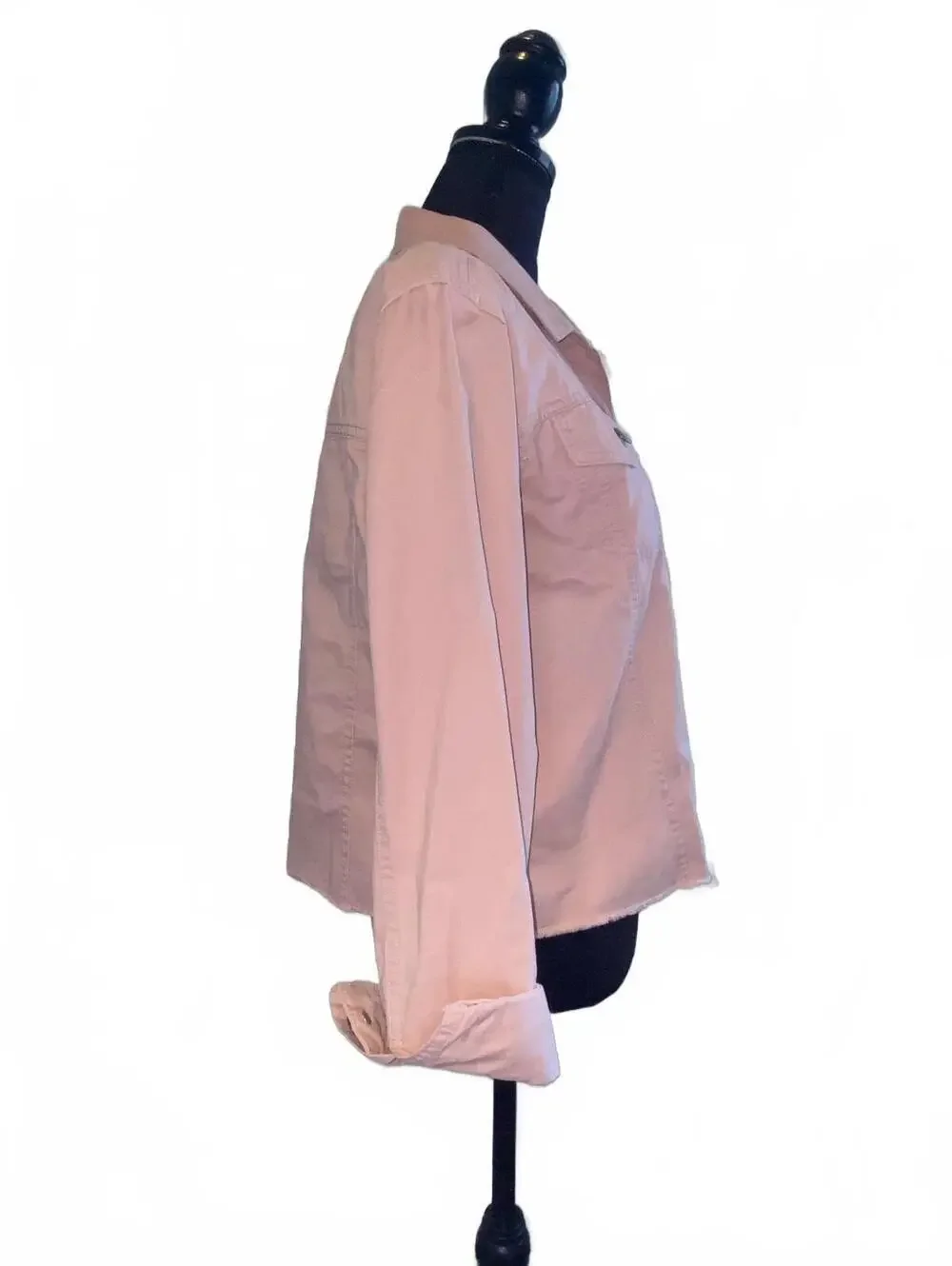 Caslon Pink Denim Jacket - Picture 3 of 6